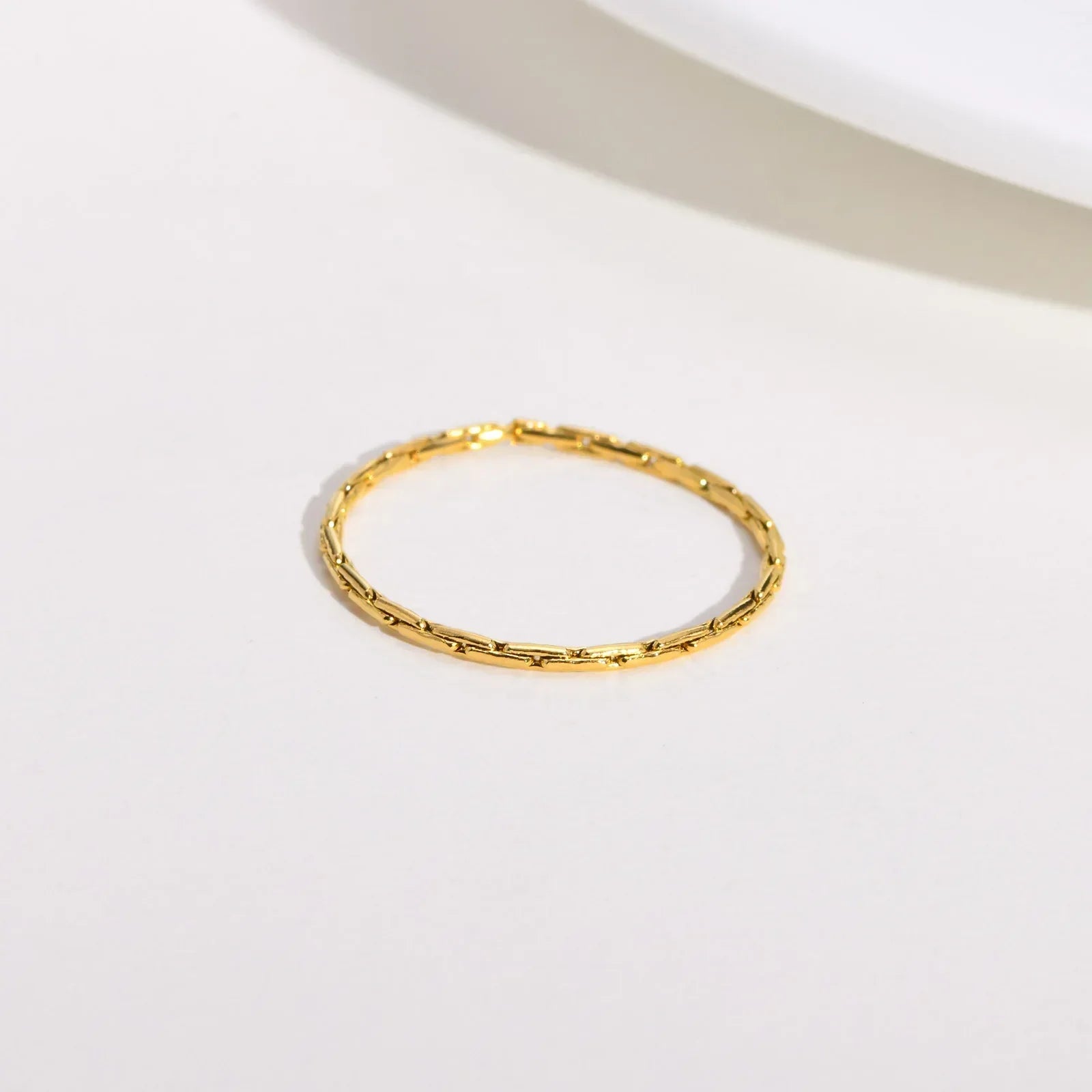Minimalist Textured Stackable Ring