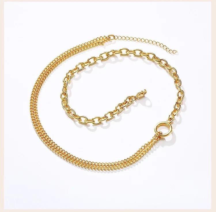 Minimalist Layered Chain Necklace