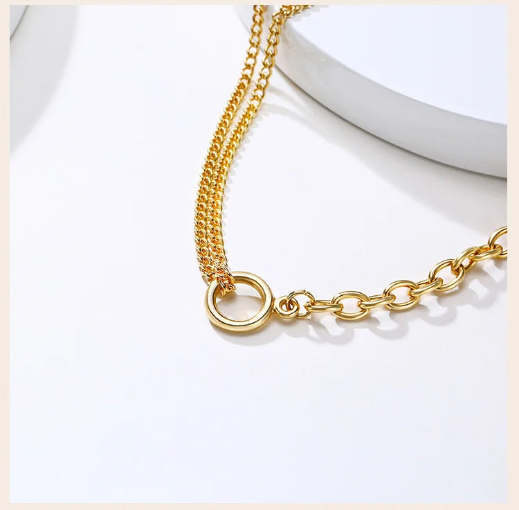 Minimalist Layered Chain Necklace