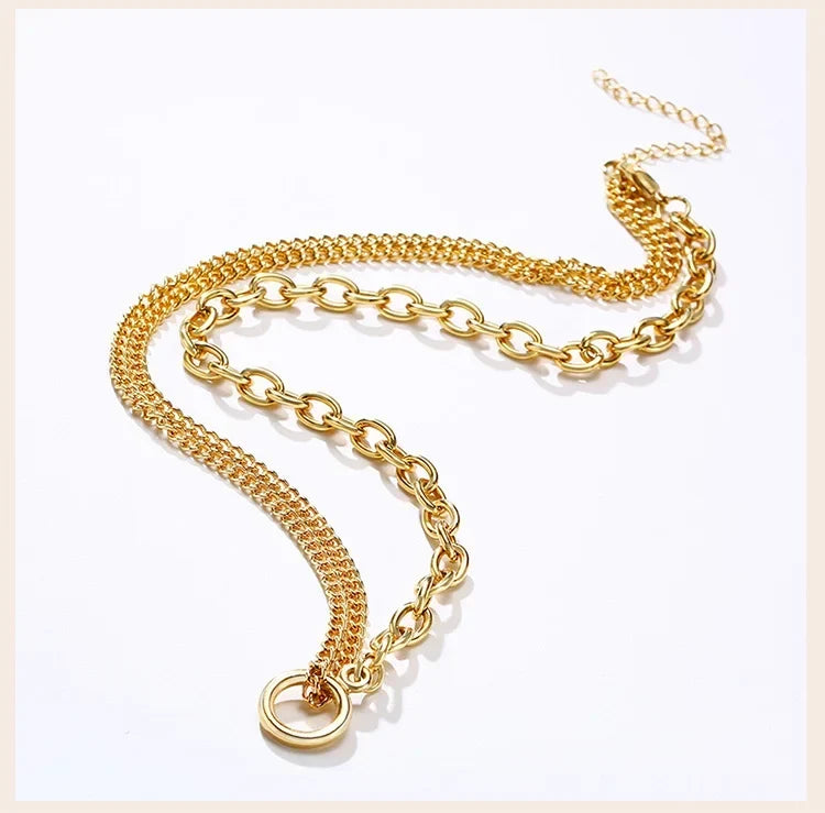 Minimalist Layered Chain Necklace