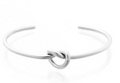 Minimalist Knot Open Cuff Bracelet