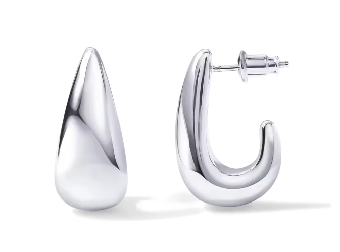 Minimalist Chunky Hoop Earrings