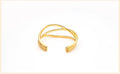 Twisted Crossover Open Ring