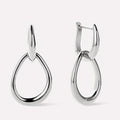 Minimalist Teardrop Hoop Earrings