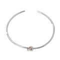 Minimalist Knot Choker Necklace