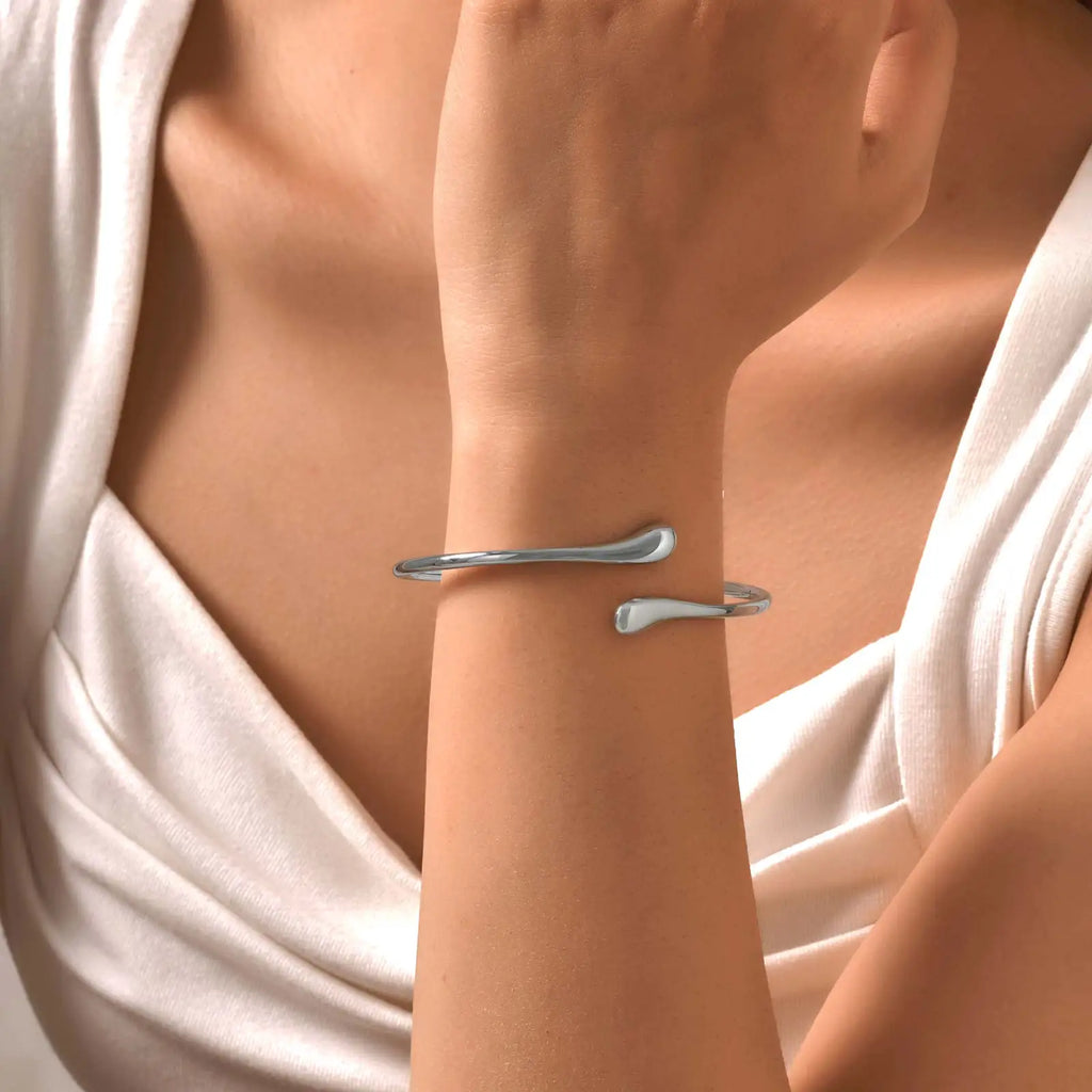 Minimalist Bar Open Cuff Bracelet