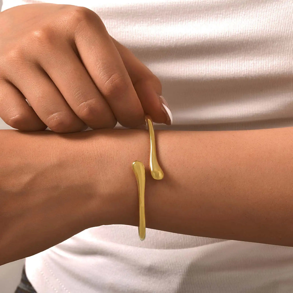 Minimalist Bar Open Cuff Bracelet
